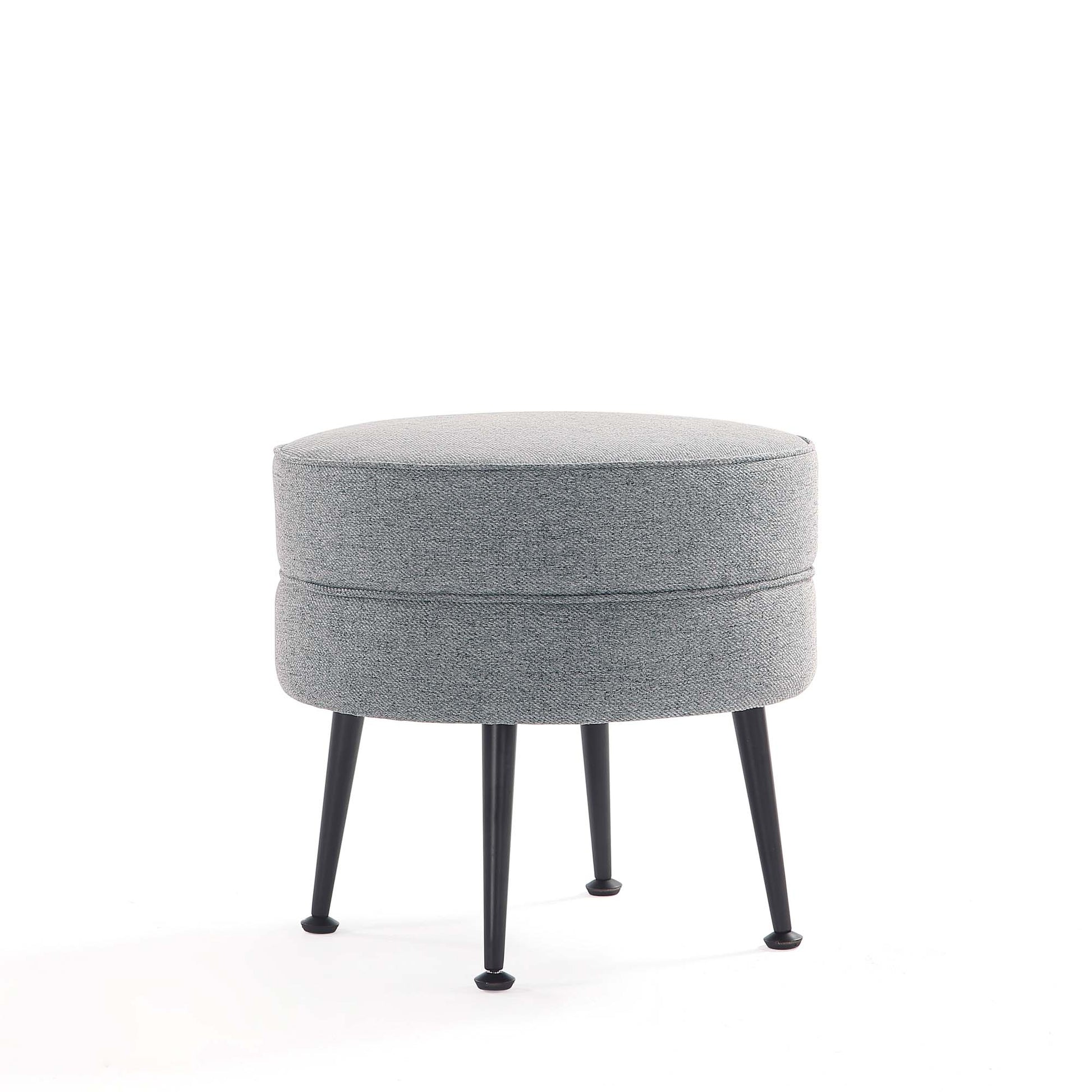Accent Ottoman in Gray