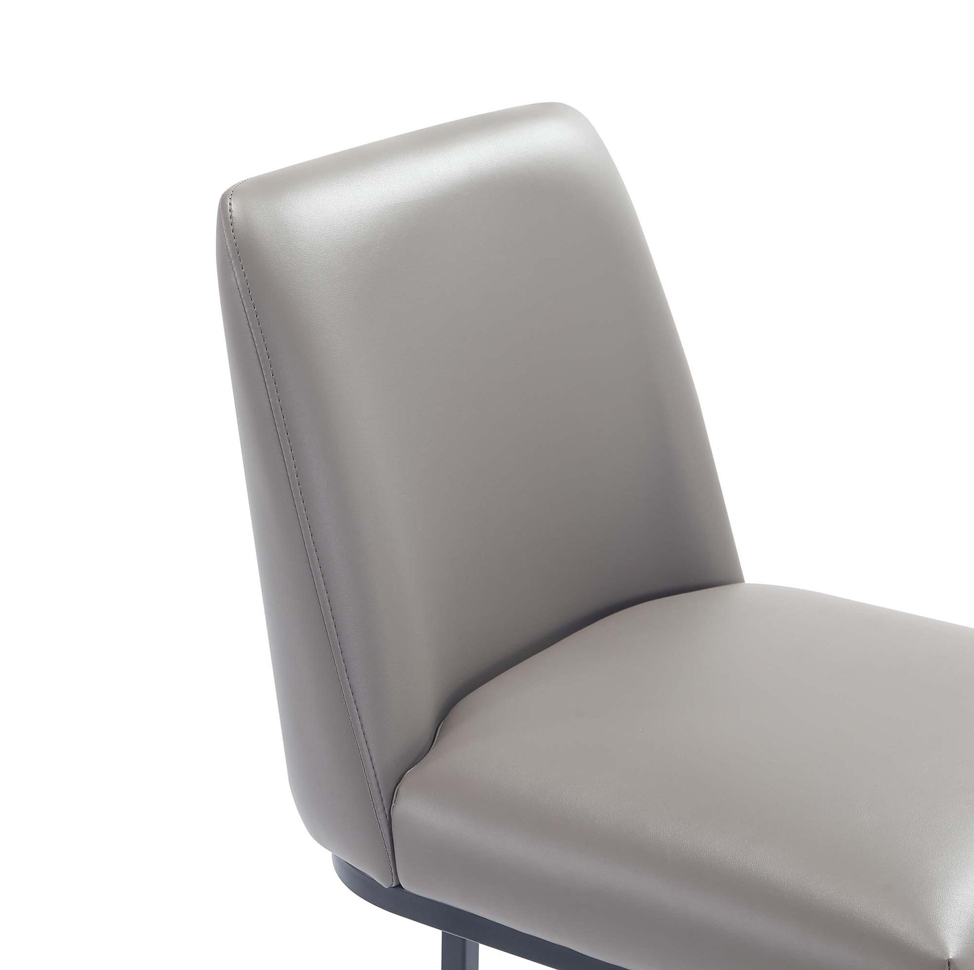 Taupe Leatherette Counter Stool - Bar & Kitchen Seat