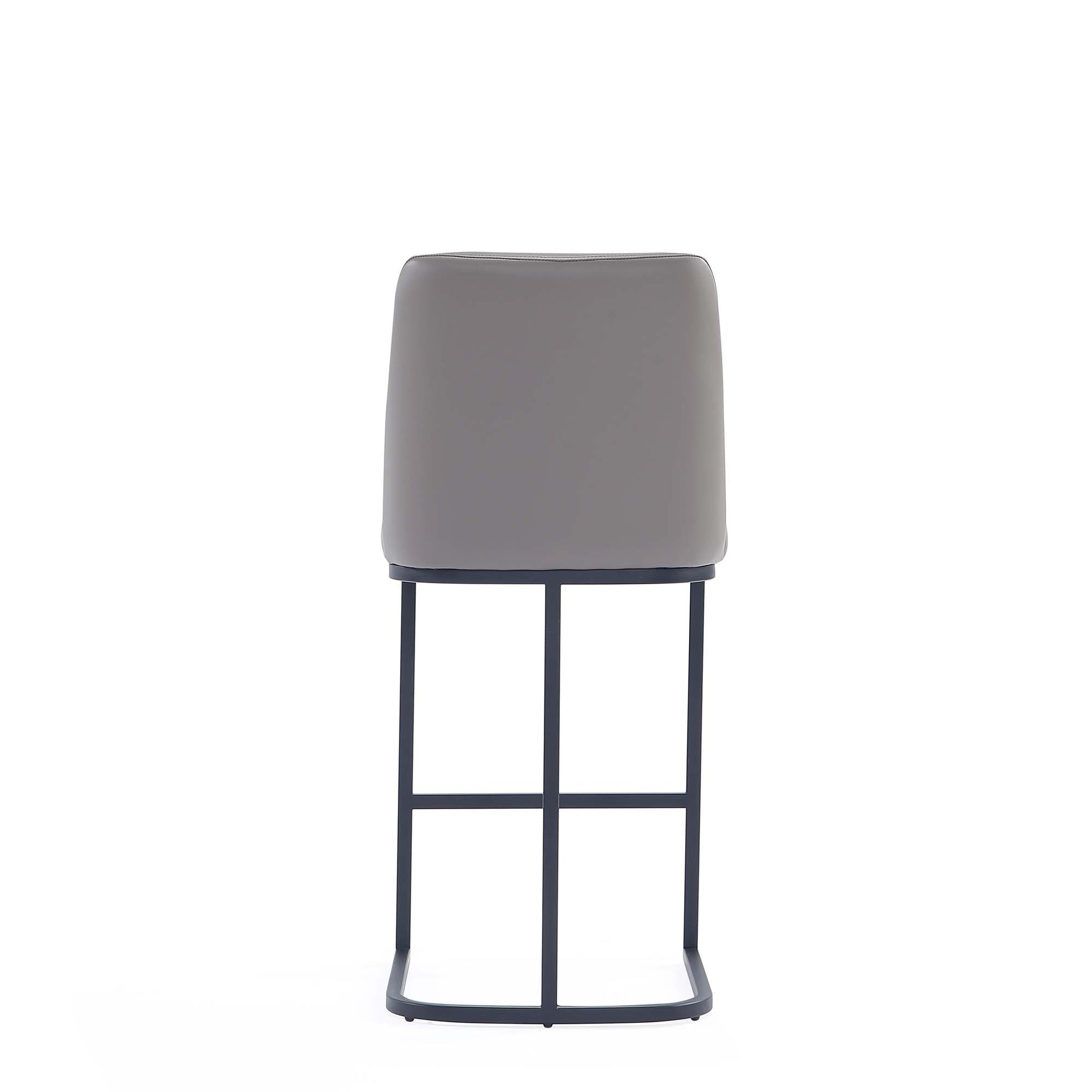 Taupe Leatherette Counter Stool - Bar & Kitchen Seat
