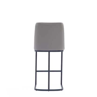 Taupe Leatherette Counter Stool - Bar & Kitchen Seat