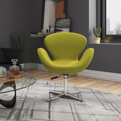 Swivel Lounge Chair in Green - Modern Comfort & Style