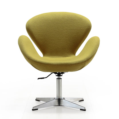 Swivel Lounge Chair in Green - Modern Comfort & Style