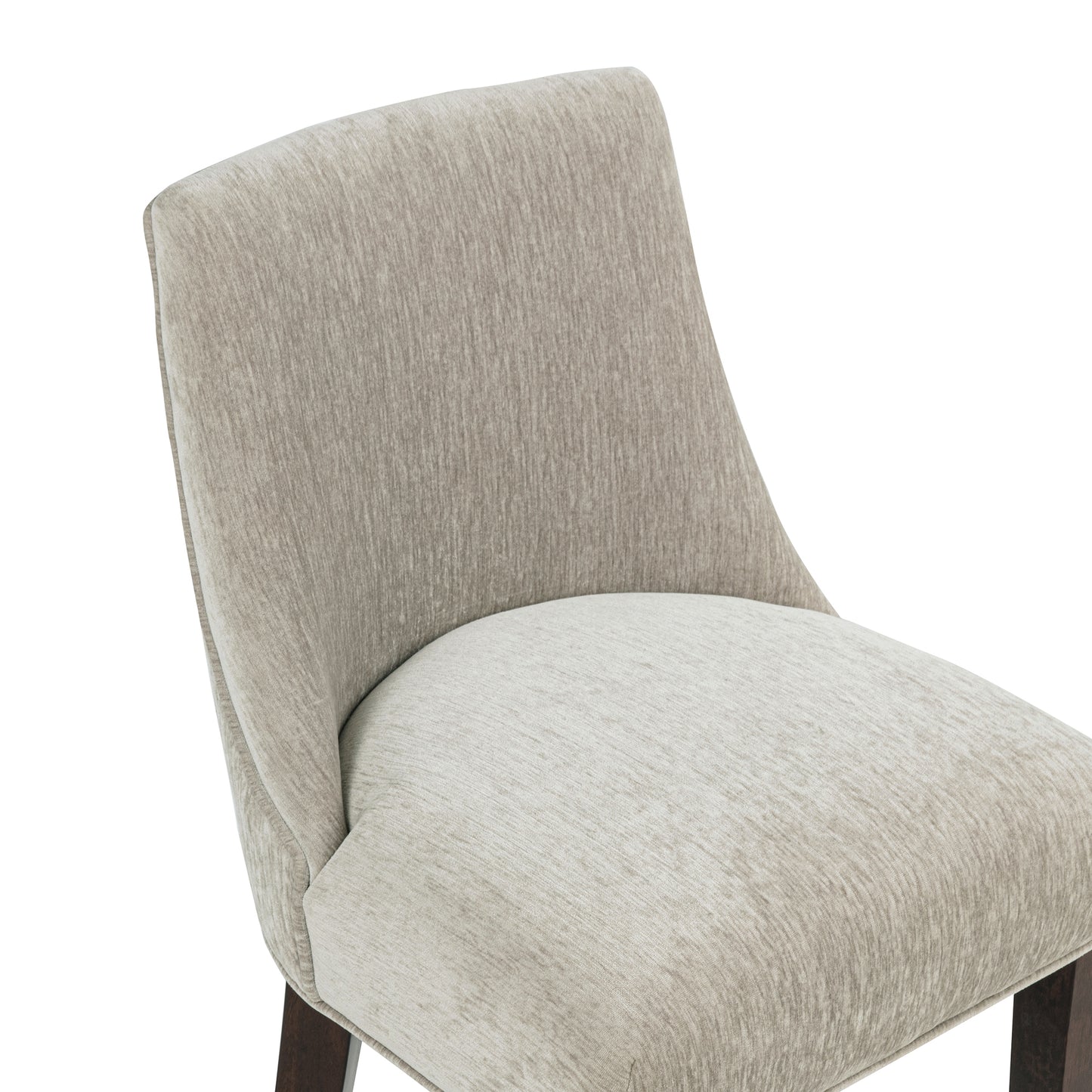 Taupe Rubber Wood Counter Stool with Backrest for Living Room