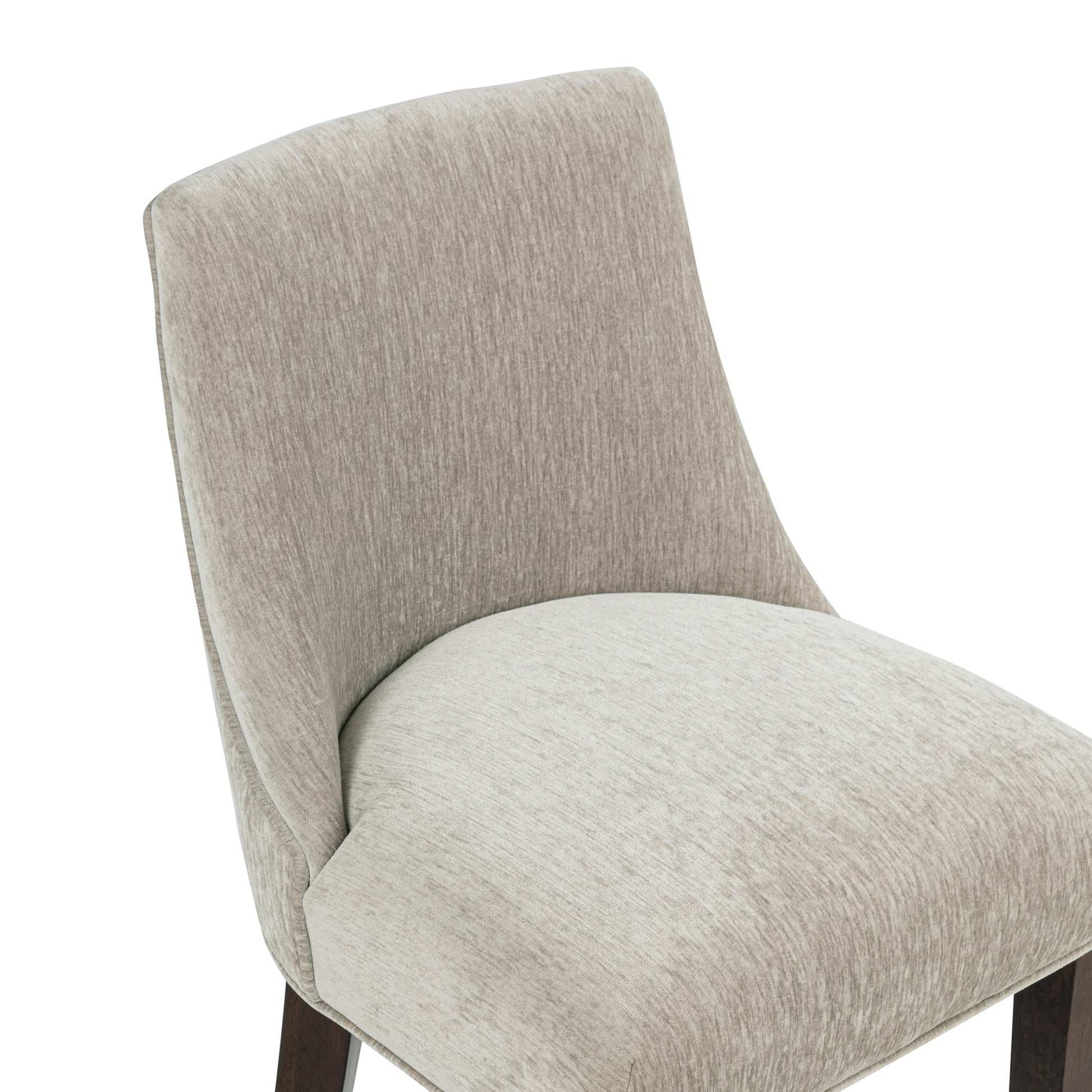 Taupe Rubber Wood Counter Stool with Backrest for Living Room