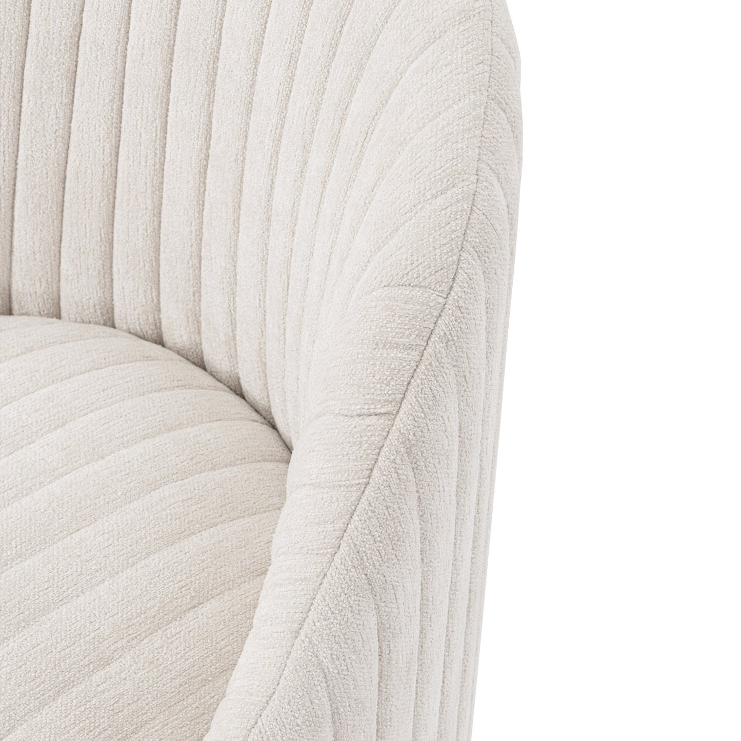 Cream Swivel Lounge Chair - Modern Comfort & Style