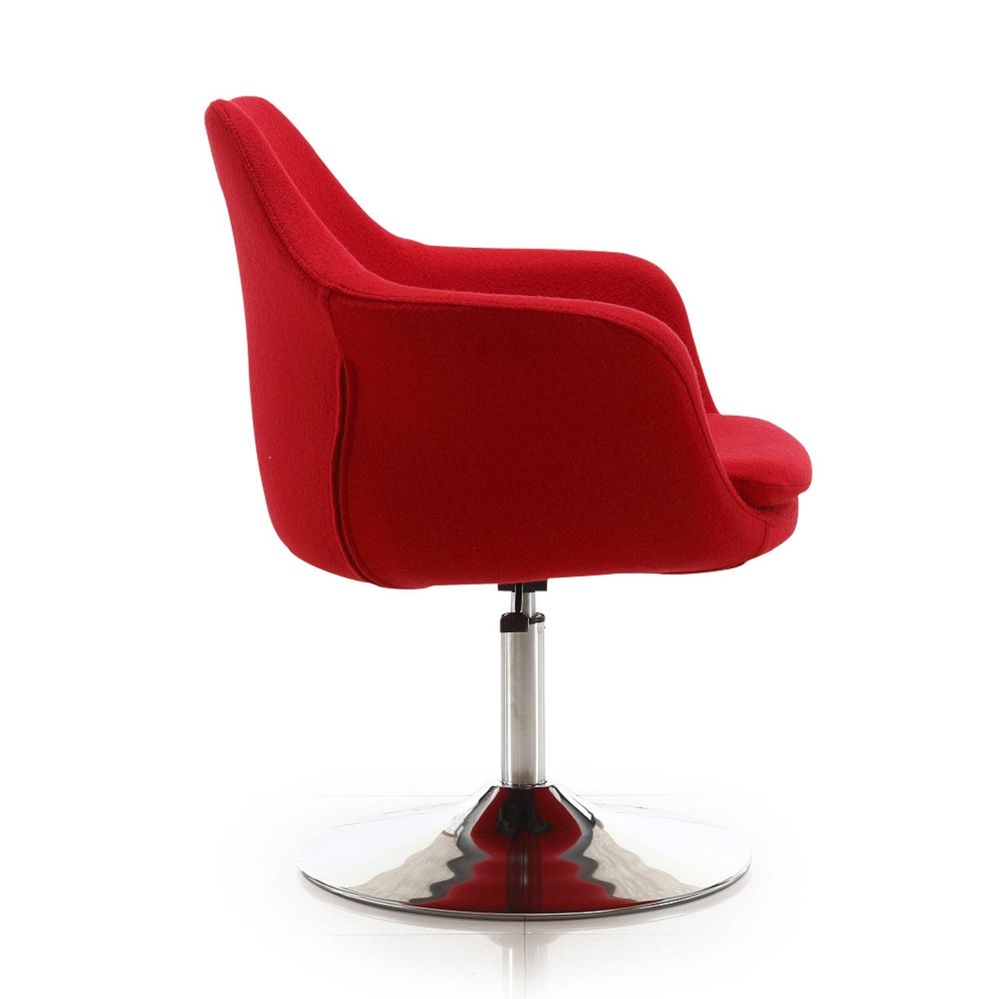 Red Swivel Lounge Chair - Modern Comfort & Style