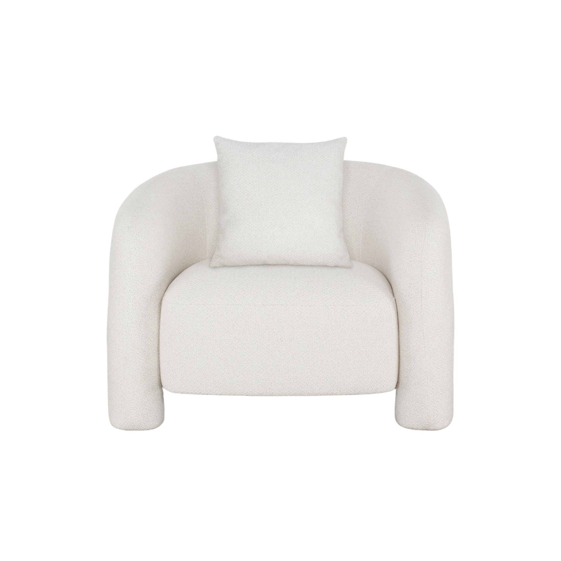 Lounge Chair in Ivory