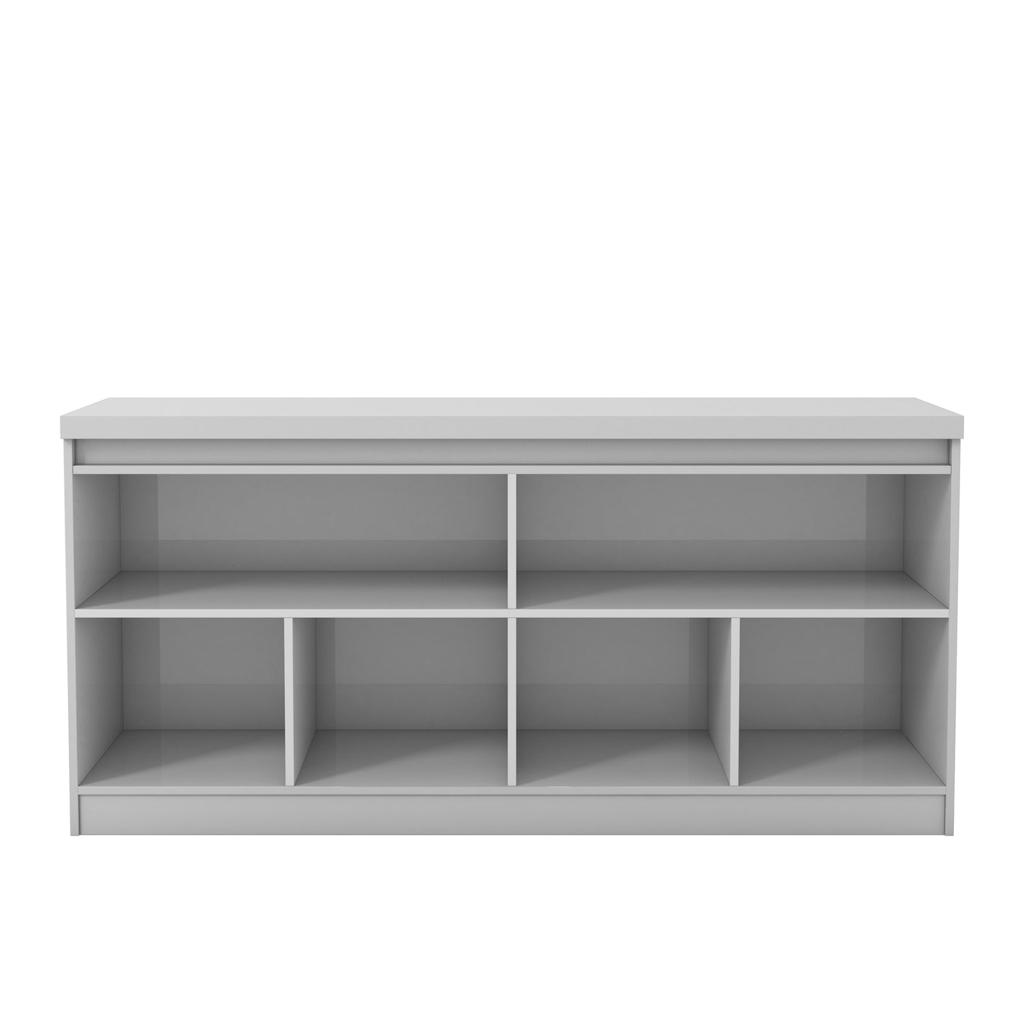 White Particle Board Dining Room Buffet Sideboard with Storage