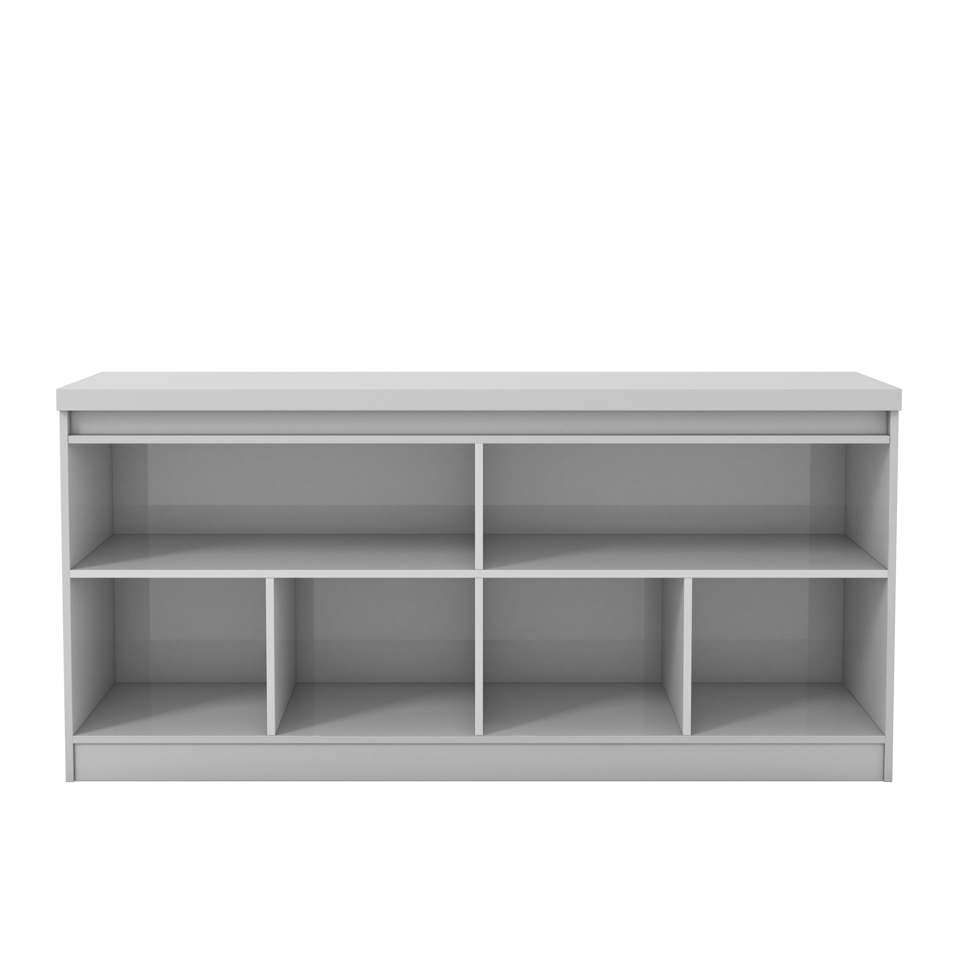 White Particle Board Dining Room Buffet Sideboard with Storage