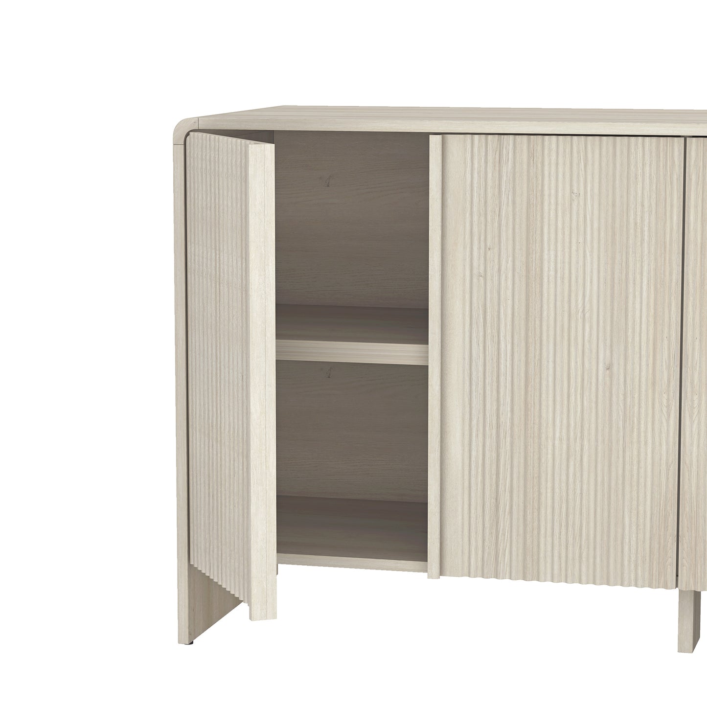 Whitewashed Oak Sideboard - 60" Servers, Buffets Dining