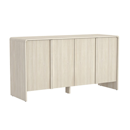 Whitewashed Oak Sideboard - 60" Servers, Buffets Dining