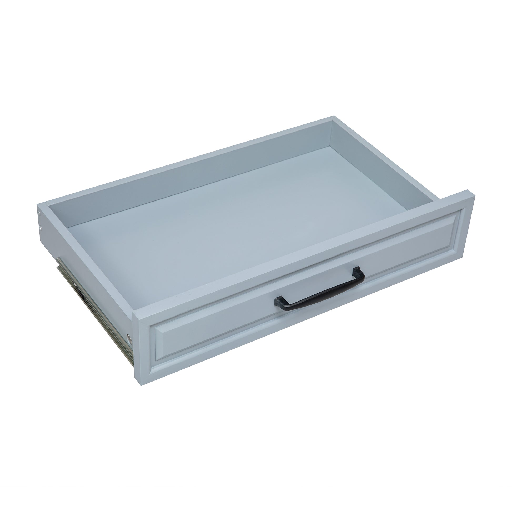 Grey Blue Kitchen Island Table with Storage