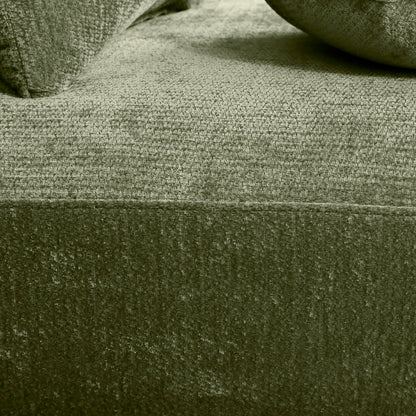 140" Modern Curved Sectional Sofa - Comfortable & Spacious Green