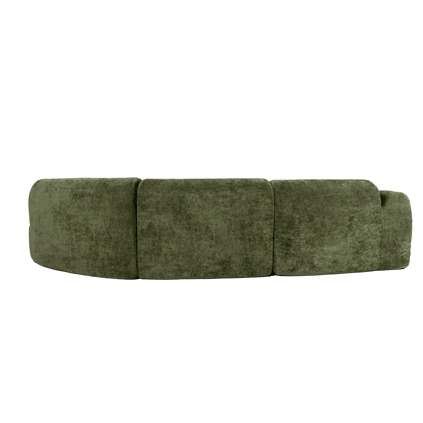 140" Modern Curved Sectional Sofa - Comfortable & Spacious Green