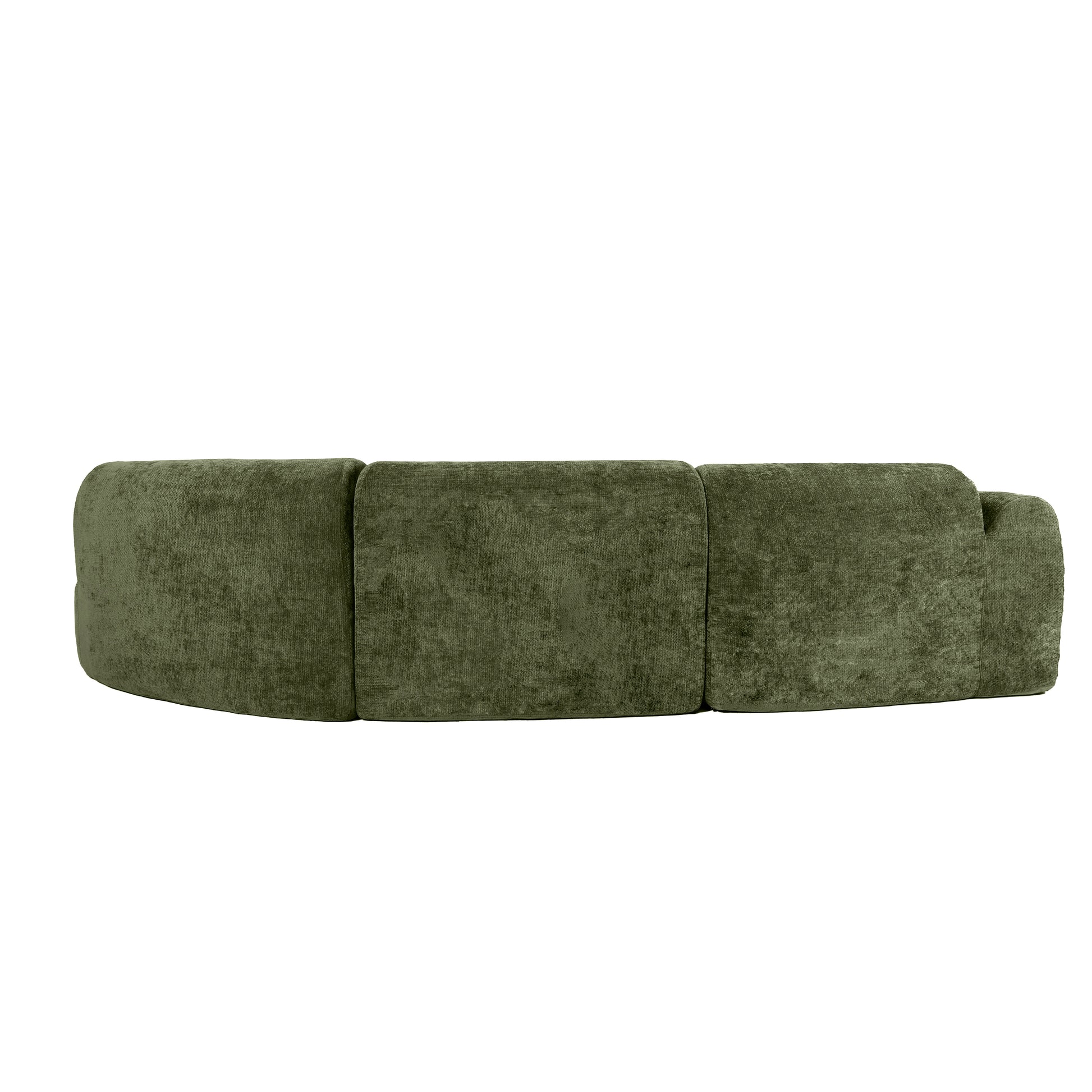 140" Modern Curved Sectional Sofa - Comfortable & Spacious Green
