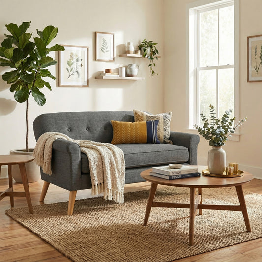 Love seat(Gray)