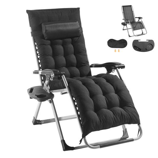 Zero Gravity Chair 26" Zero Gravity Recliner Lounge Chair Indoor & Outdoor