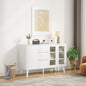Farmhouse Buffet Cabinet, 55.5" Coffee Bar with 3 Drawers and Pop-Up Doors, Large Rustic Sideboard for Dining Room, Kitchen, Hallway, and Living Room