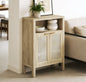 Nordic Style Cabinet,Coffee Bar Cabinet,Buffet Cabinet with Storage,with Adjustable Shelf