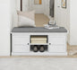 Entryway Bench Seat,Shoe Storage Bench with Cushioned Seat