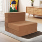 Folding Sofa Bed Convertible Modern Sleeper Couch, Adjustable Straight Backrest for Living Room Bedroom