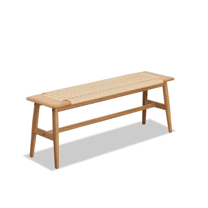Natural Oak Wood Dining Bench - Comfortable & Versatile