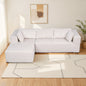 105" L-Shaped Modular Compression Sofa, Plush Upholstery, All-Foam Structure (No Springs),Vacuum-Packed, Space-Saving for Living Room, Bedroom, Apartment  (Right Chaise)