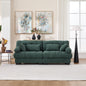 Cloud Couch Modular Sectional Sofa, Modern Loveseat Sectional Couches for Living Room,Deep Seat Modular Couch with Armrests Pillows,Comfy advanced flannelette Sofa for Bedroom(4pillow)