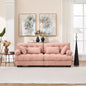 Cloud Couch Modular Sectional Sofa, Modern Loveseat Sectional Couches for Living Room,Deep Seat Modular Couch with Armrests Pillows,Comfy advanced flannelette Sofa for Bedroom(4pillow)