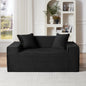 2Seater Sofa Boneless Couches,No Assembly Needed, Modern Sofa for Compact Living Rooms, Apartments, and Offices