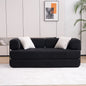 Folding Sofa Bed, 78.5" Convertible Couch Bed with 2 Pillows, Fold Out Couch, Foam Spring Floor Mattress, Futon Couch for Living Room, Office, Apartment