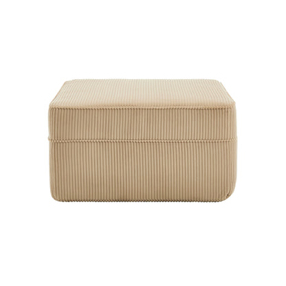 Martha Ottoman Corduroy -Camel