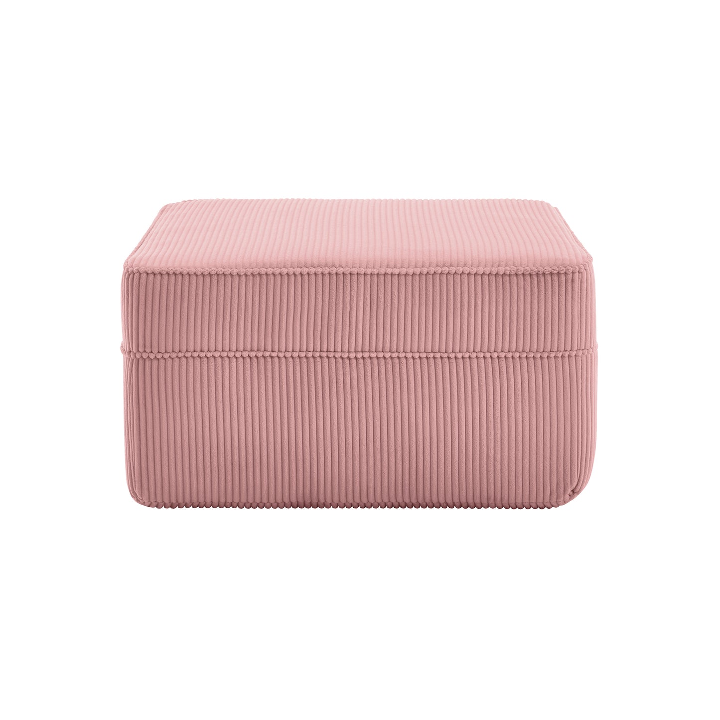 Martha Ottoman Corduroy -Pink