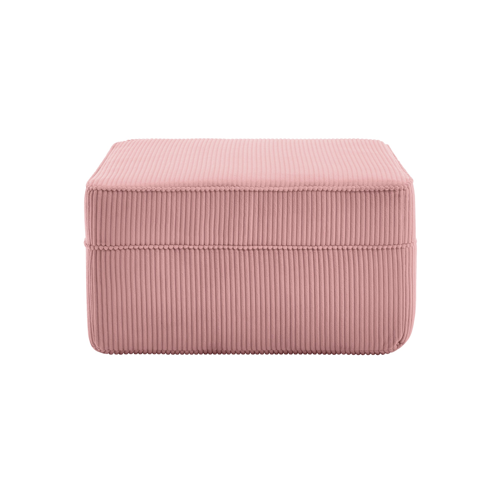 Martha Ottoman Corduroy -Pink