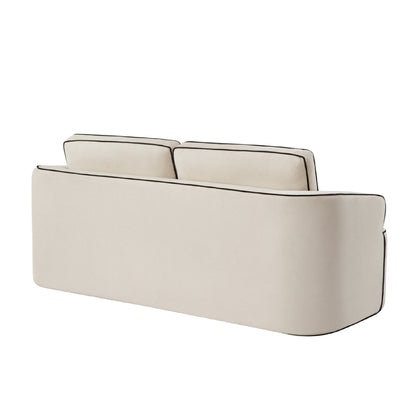 Alabaster Acacia Wood Loveseat - 78.7" Sofa for Living Room