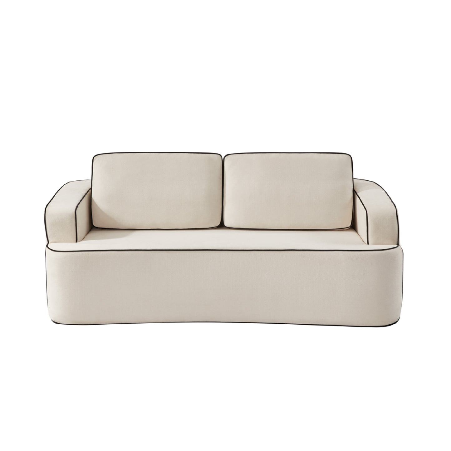 Alabaster Acacia Wood Loveseat - 78.7" Sofa for Living Room