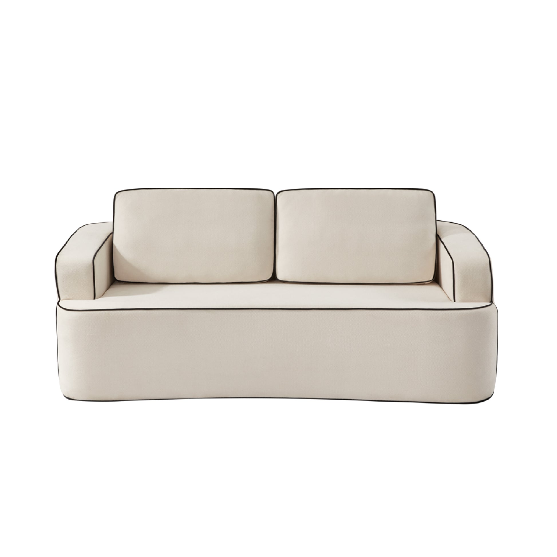 Alabaster Acacia Wood Loveseat - 78.7" Sofa for Living Room