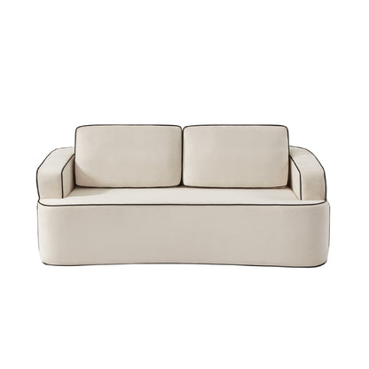 Alabaster Acacia Wood Loveseat - 78.7" Sofa for Living Room