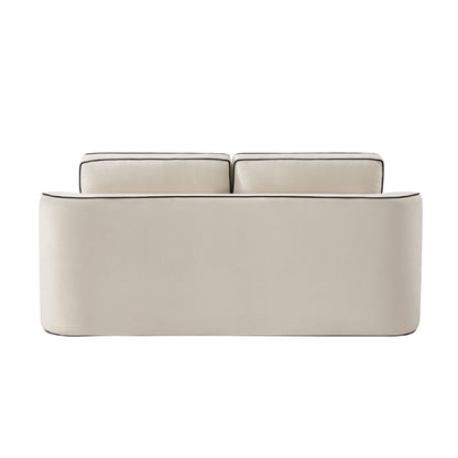 Alabaster Acacia Wood Loveseat - 78.7" Sofa for Living Room
