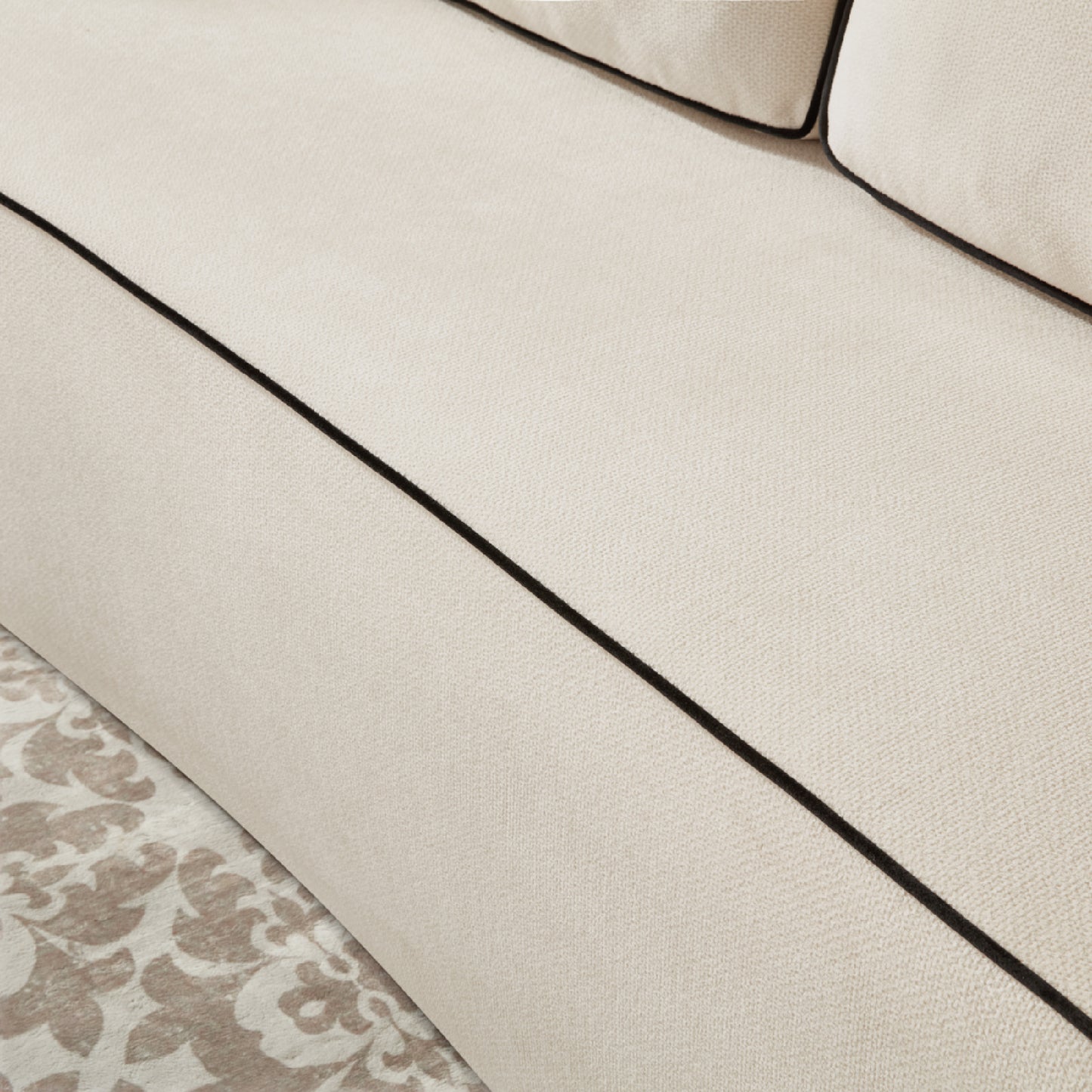 Alabaster Acacia Wood Loveseat - 78.7" Sofa for Living Room