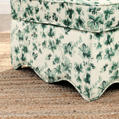 Flannel Dining Chair - Green, Soft Seat & Pillow Included