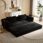 78 Inch Convertible Sleeper Sofa Bed, Futon Boneless Couch Lounge Loveseat with Pull Out Bed, No Assembly Required