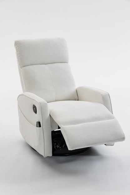 Short plush manual button armchair sofa