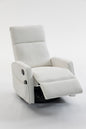 Short plush manual button armchair sofa