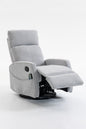 Short plush manual button armchair sofa