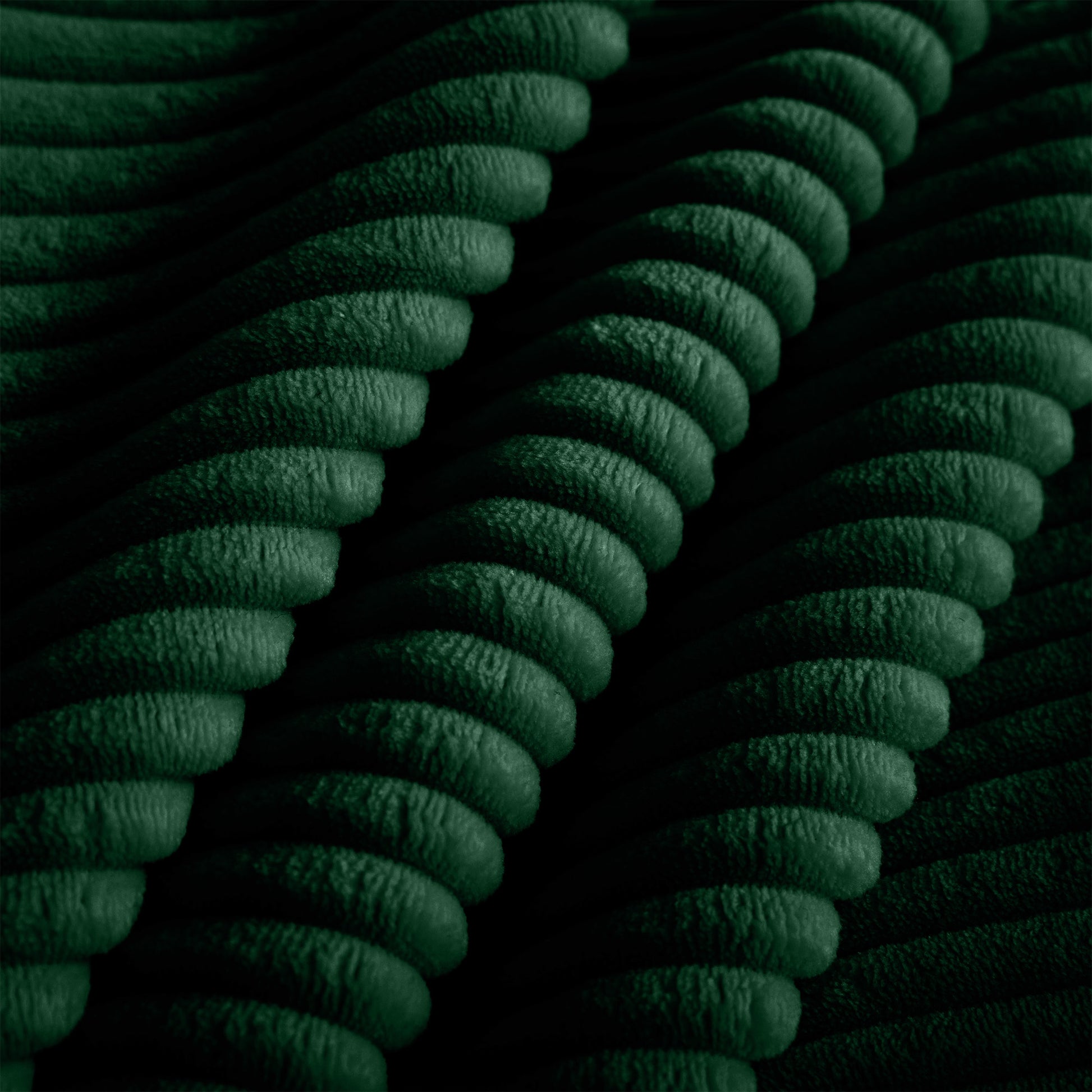 Corduroy Ottoman - Green Comfort Footrest