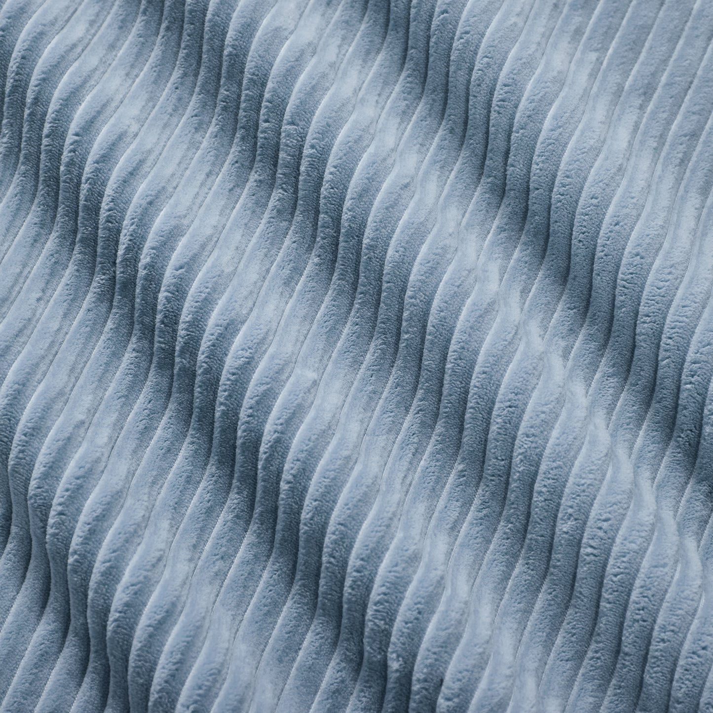 Cozy Corduroy Ottoman - Blue Comfort