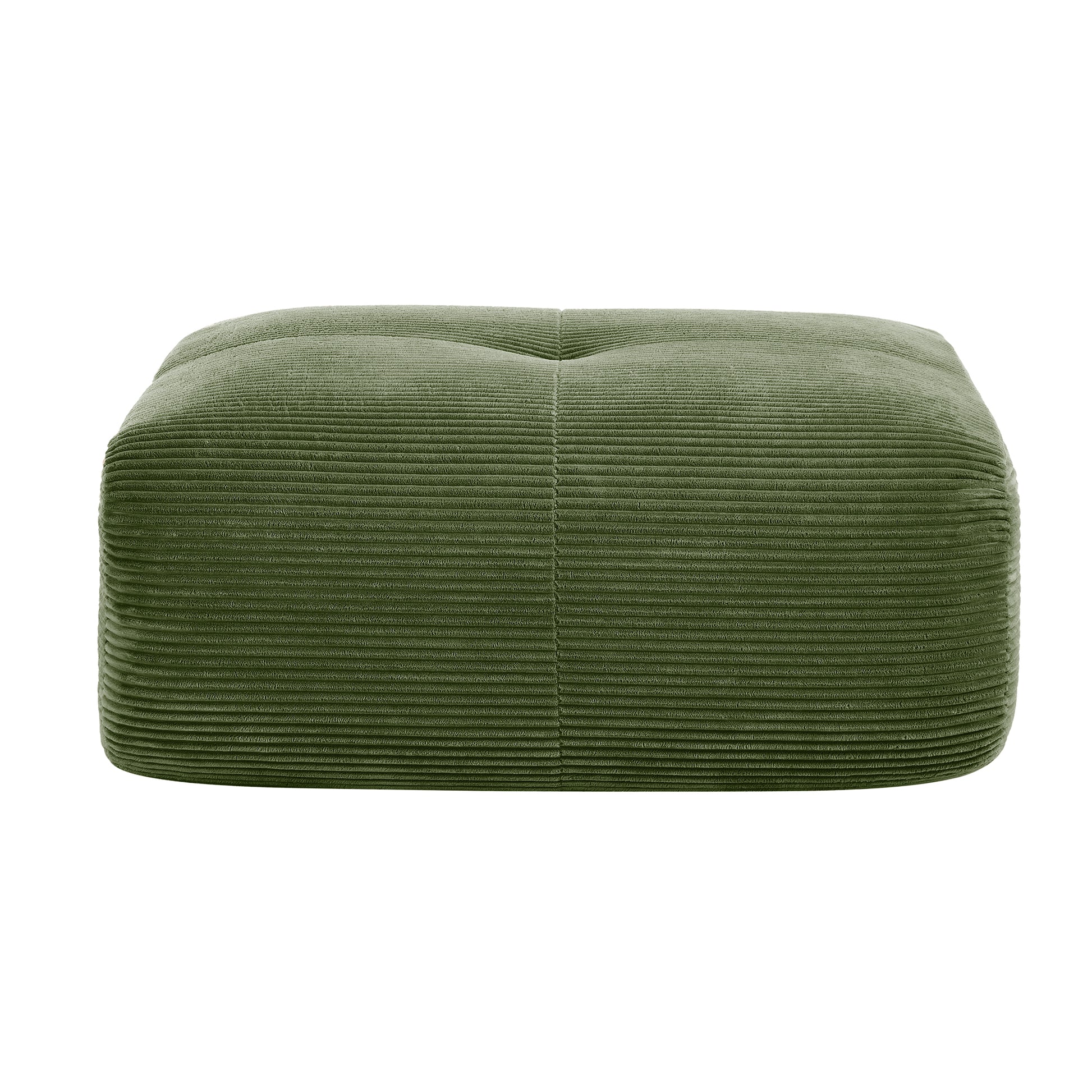 Hamlet LSF&RSF Corner Sofa W/Pillows Corduroy- Olive green