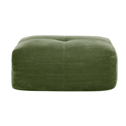 Hamlet LSF&RSF Corner Sofa W/Pillows Corduroy- Olive green