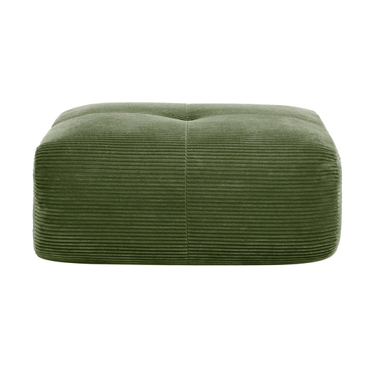 Hamlet LSF&RSF Corner Sofa W/Pillows Corduroy- Olive green